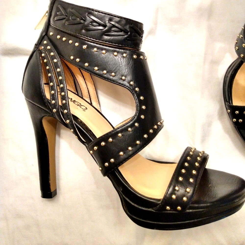 Bongo Studded Moto Heels Donna 6